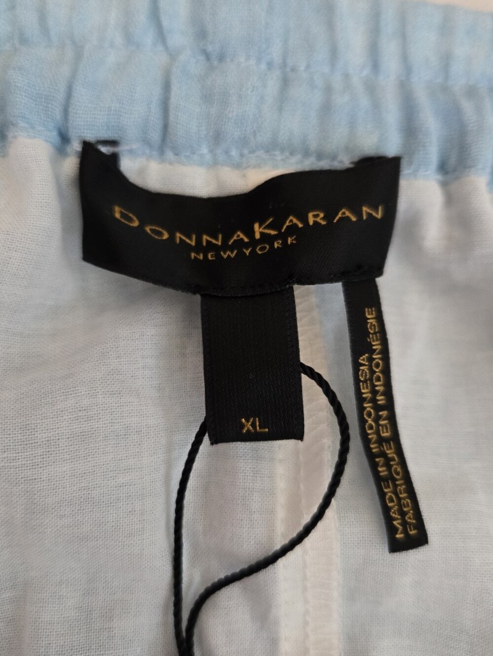 Donna Karan New York Gauzy Midi Skirt Blue XL - Picture 8 of 10